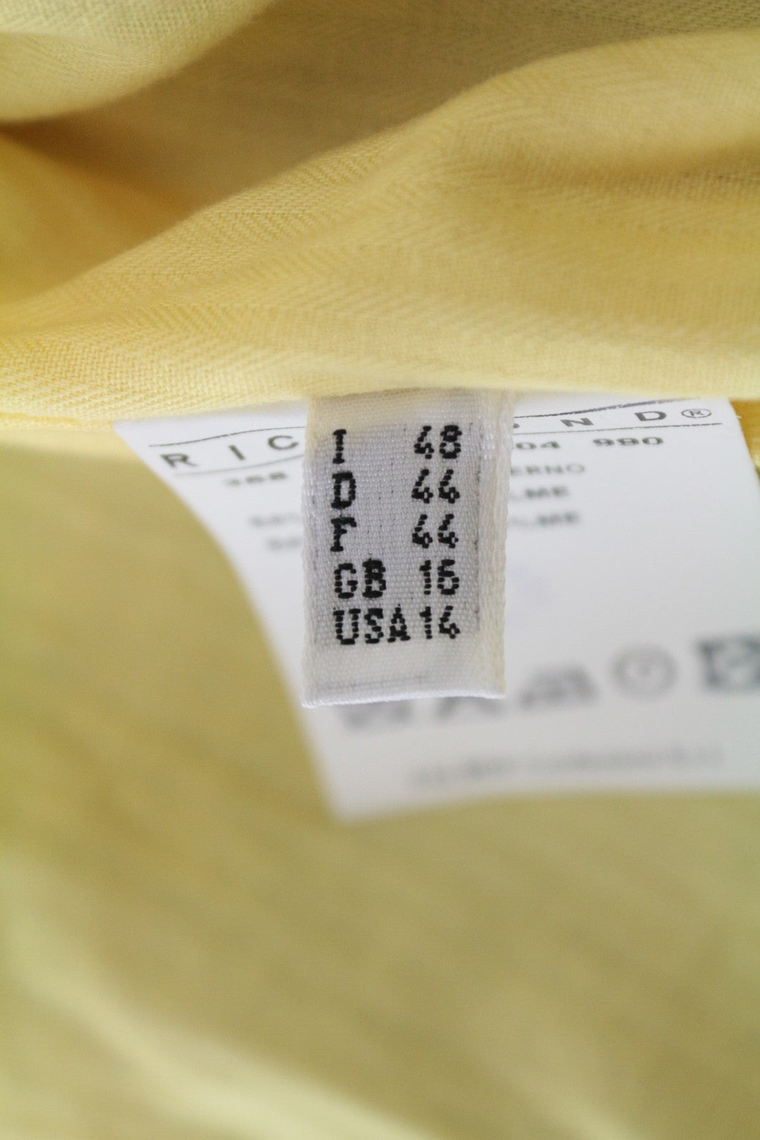 RICHMOND Men's Jacket 48 Black Zipped Single-Breasted Lightweight Long Sleeved