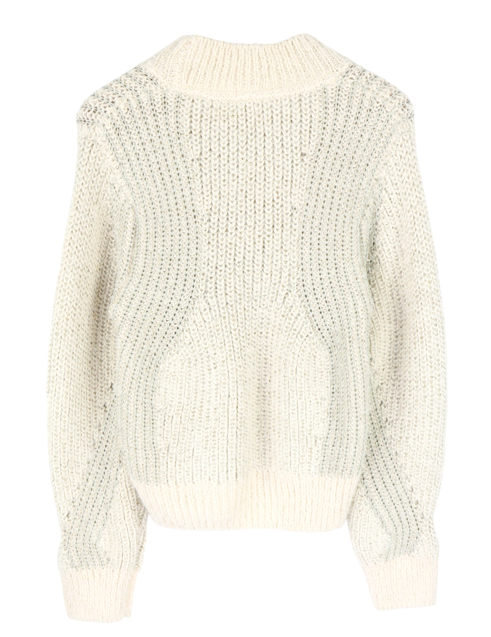 PEPE JEANS Marissa Womens Jumper L Off-White Wool  Knitted Pullover