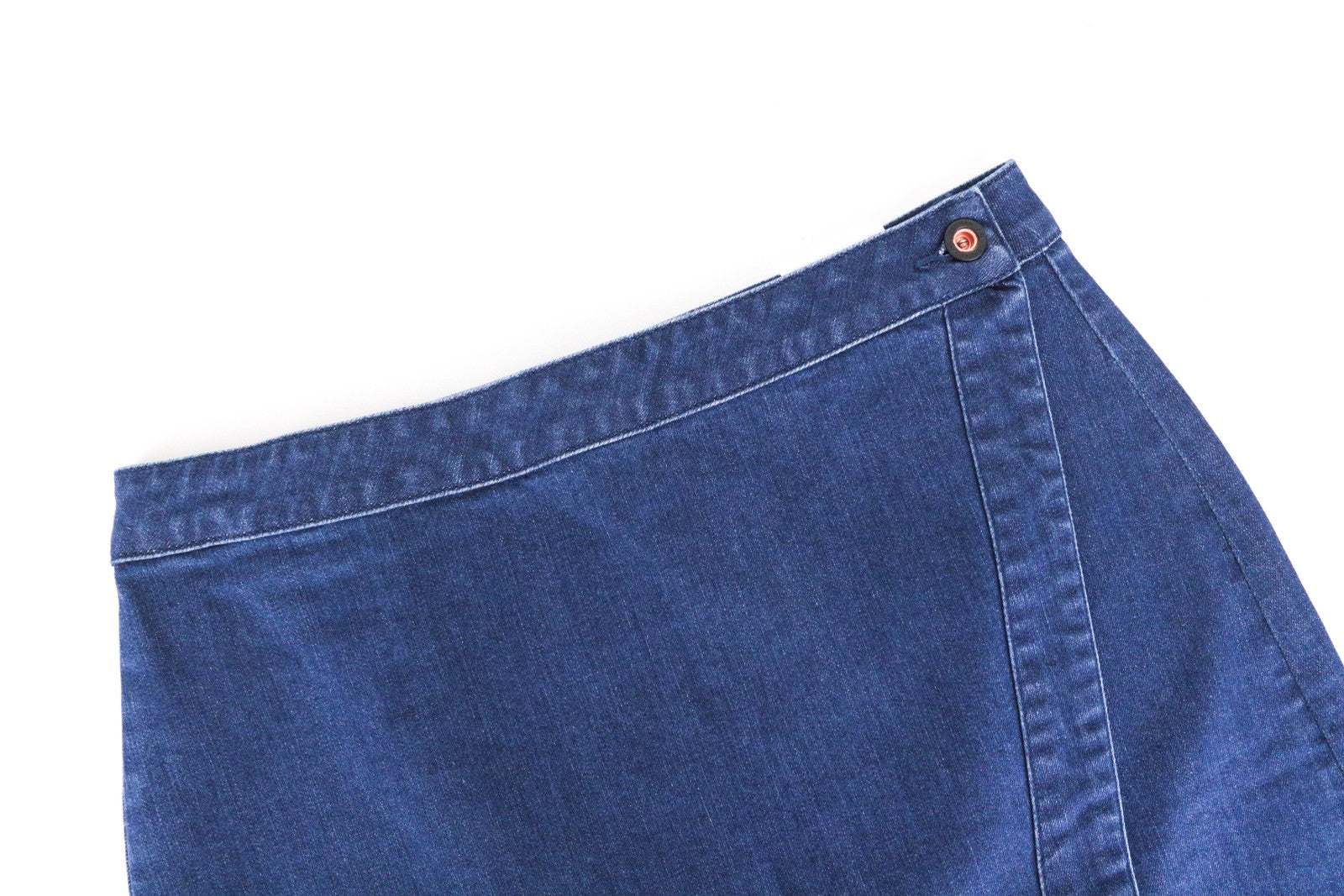 DENHAM Salinas Women's Skirt W28 Blue Stretch Denim Mini Short Cotton Blend