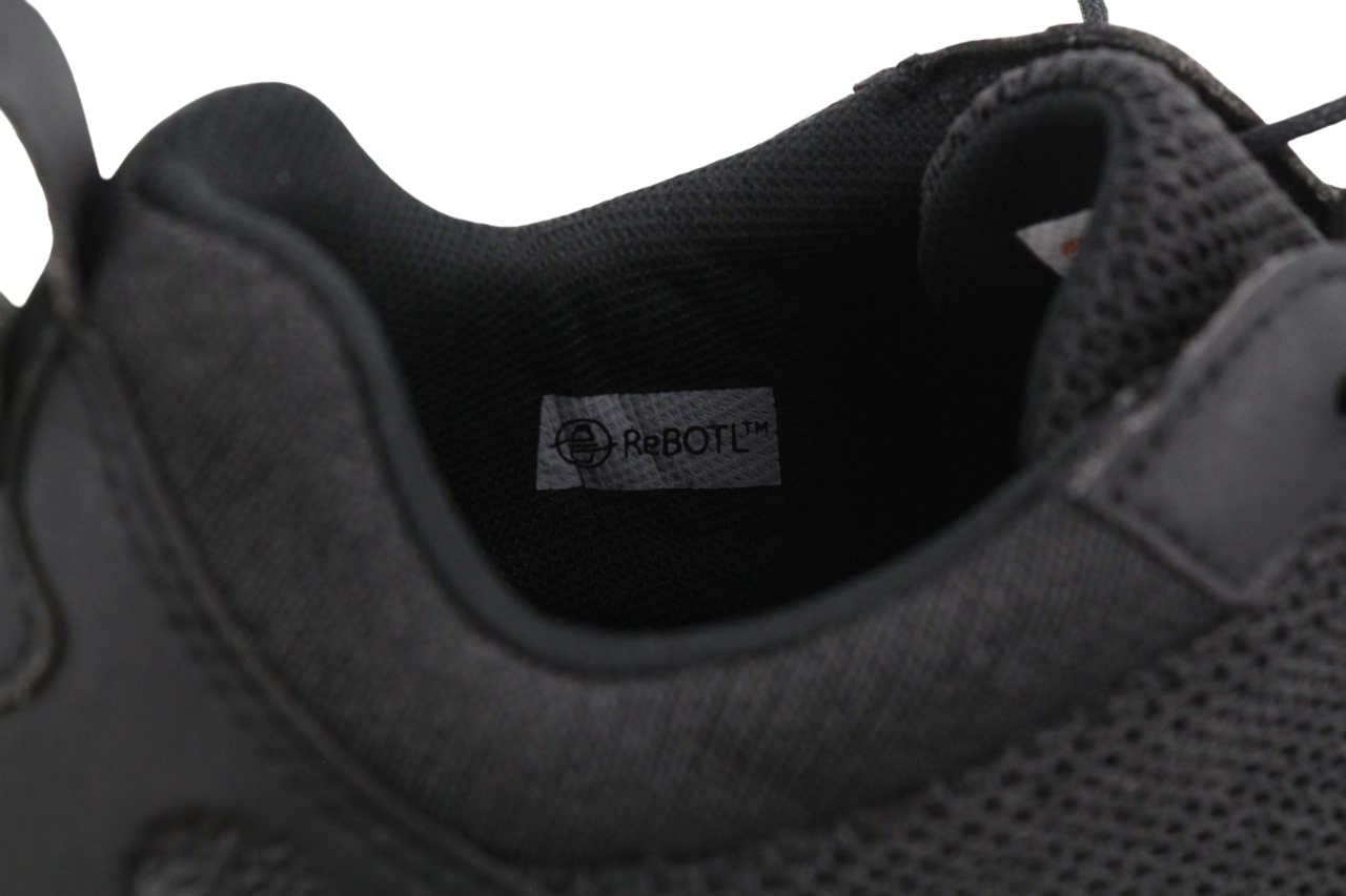 TIMBERLAND A2QXW Mens Sneakers EU40-EU41 Black Almond Toe Lace Up ReBOTL