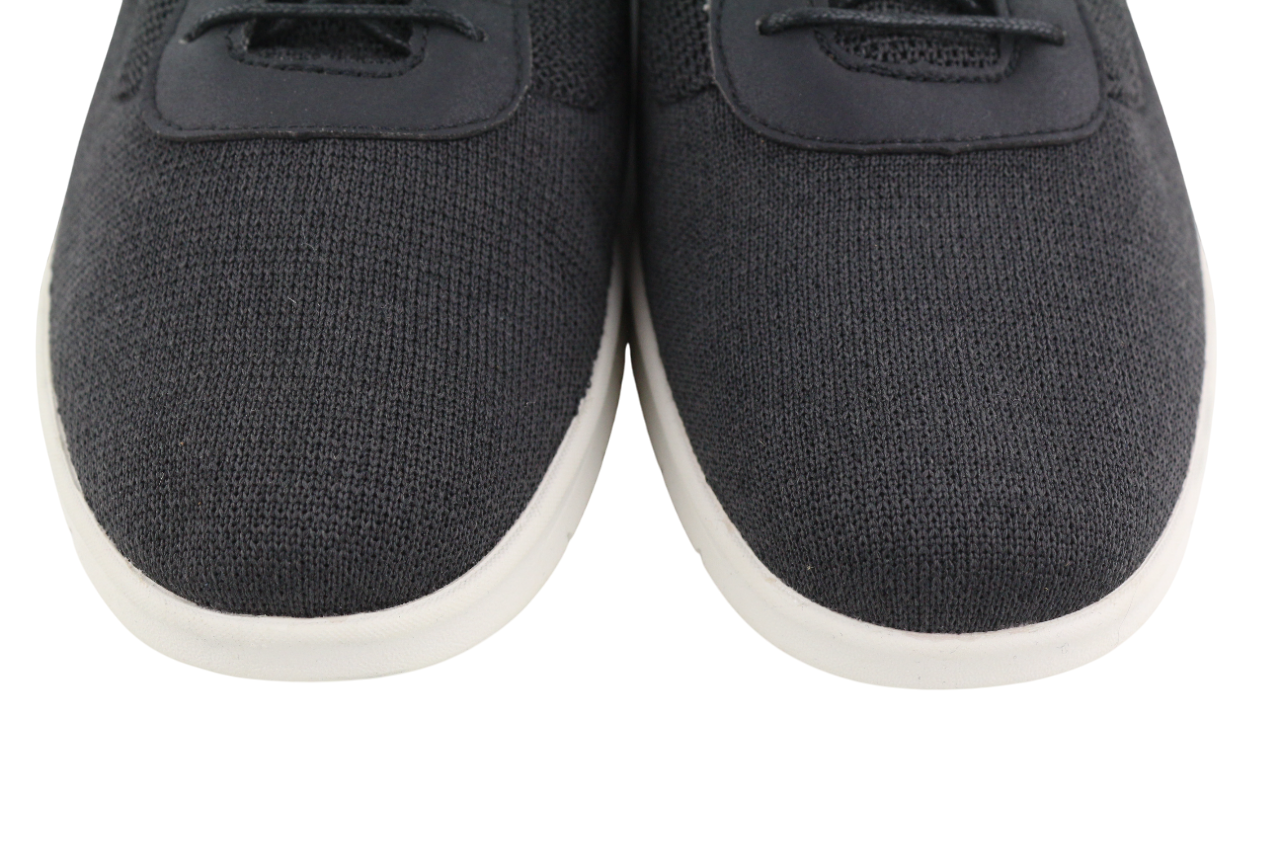 TIMBERLAND A2QXW Mens Sneakers EU40-EU41 Black Almond Toe Lace Up ReBOTL