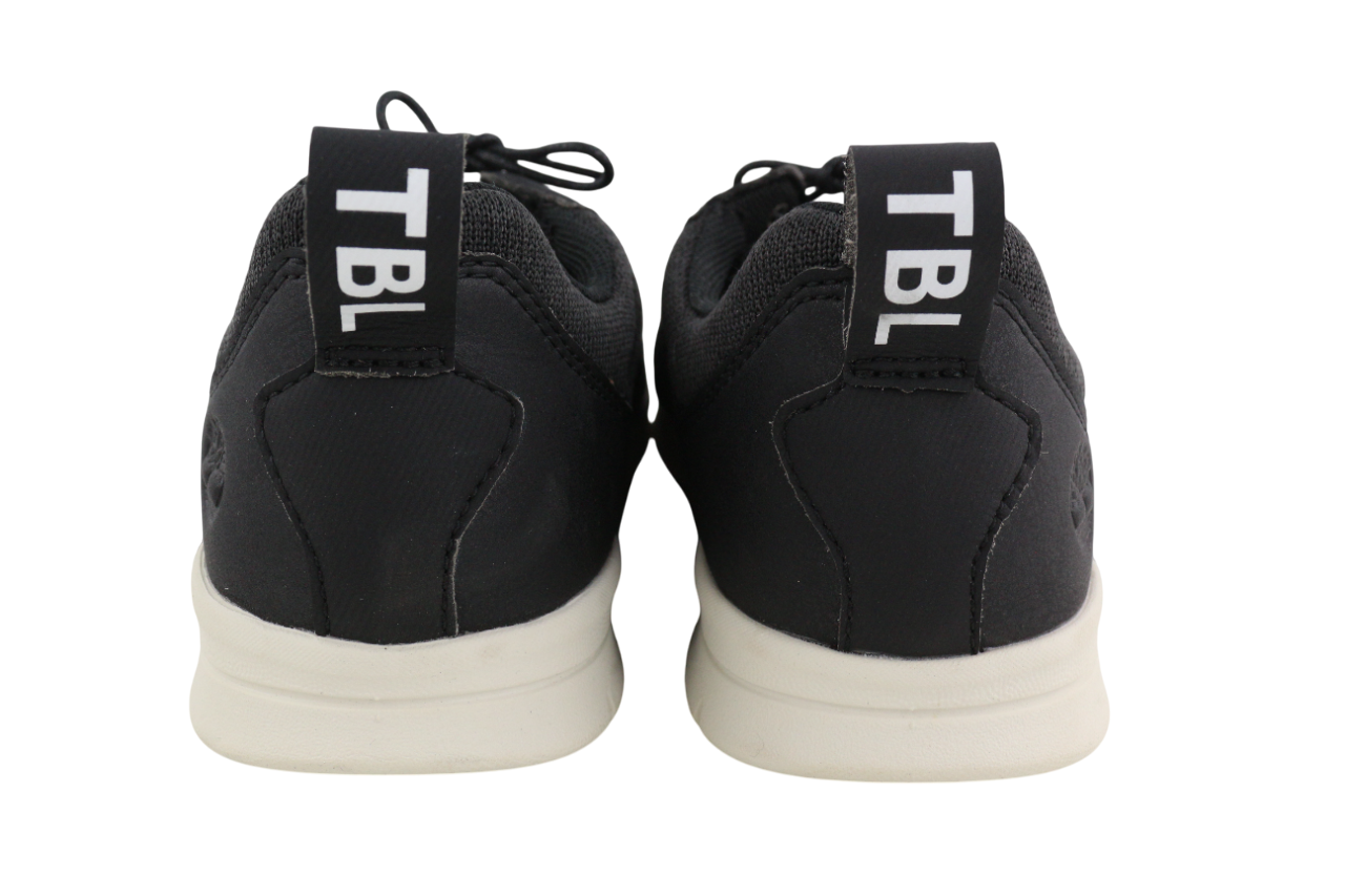 TIMBERLAND A2QXW Mens Sneakers EU40-EU41 Black Almond Toe Lace Up ReBOTL