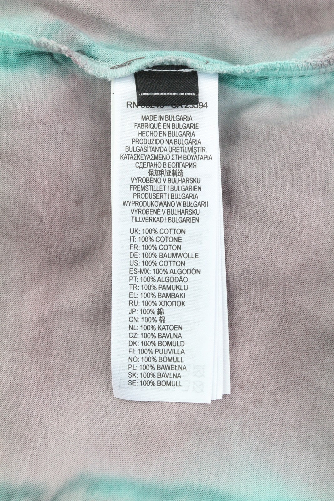 DIESEL T-Just-B52 Men T-Shirt M Short Sleeved Acid Wash Effect Crew Neck RRP€125