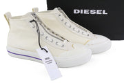DIESEL S-Astico Mzip Womens Sneakers EU40.5 Zipper Almond Toe RRP€180