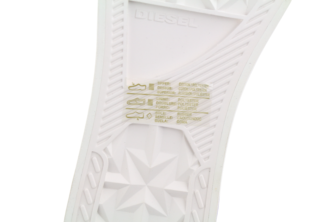 DIESEL S-Astico Mzip Womens Sneakers EU40.5 Zipper Almond Toe RRP€180