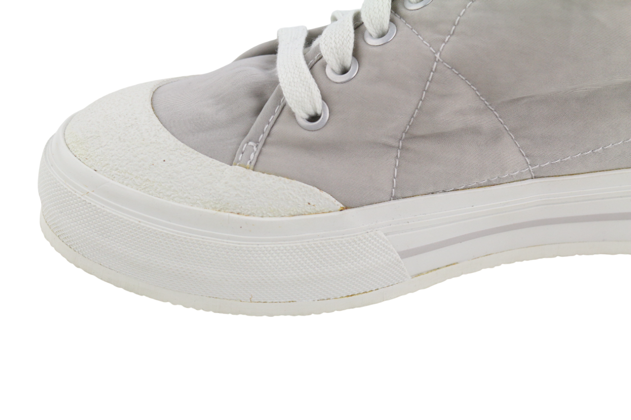 DIESEL S-Muji MC Womens Sneakers EU40 Light Grey High Top Almond Toe RRP€180
