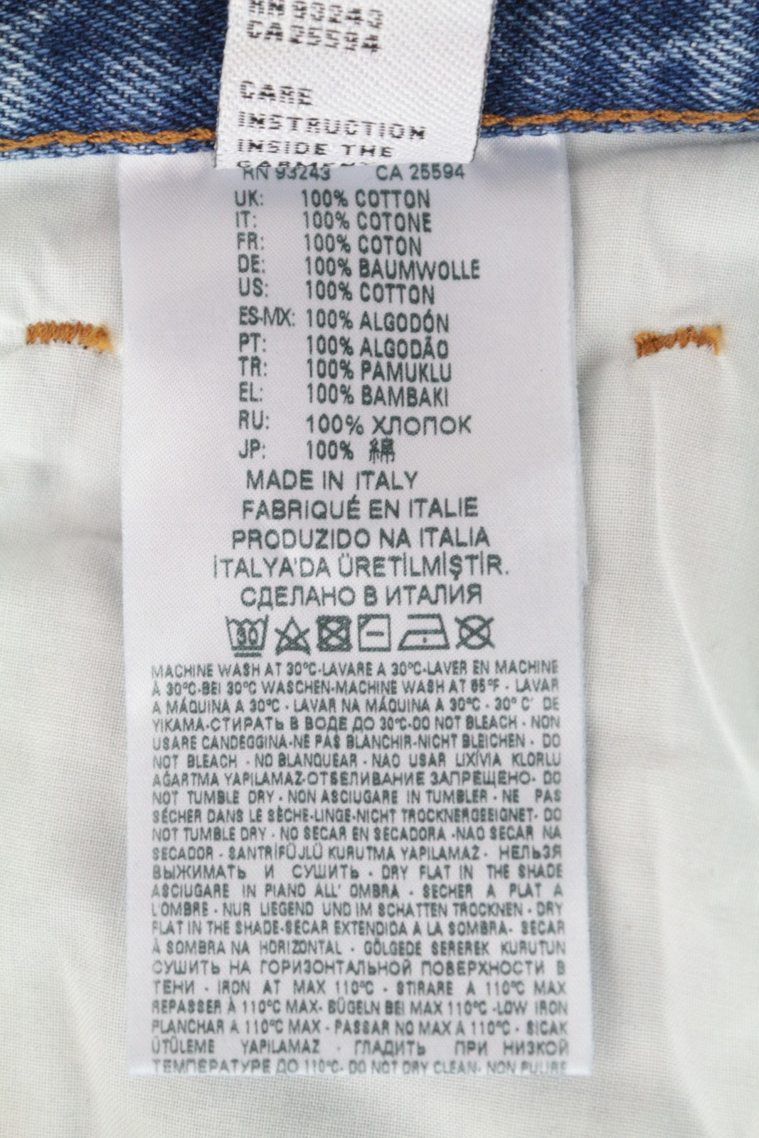 DIESEL Widee 0077V Women's Jeans W24/L32 Straight Fit Washed Cotton Blue Girls