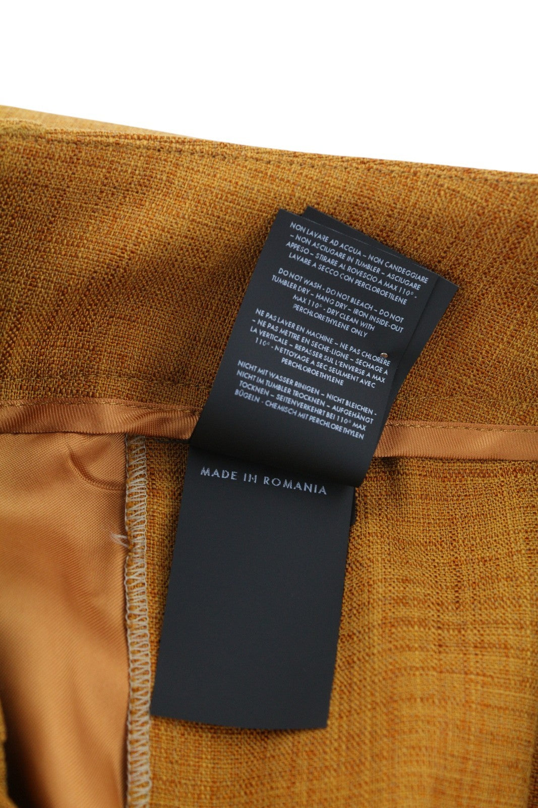 PT TORINO Judy Womens Trousers 44 Brown High Waist Ankle Length Patterned