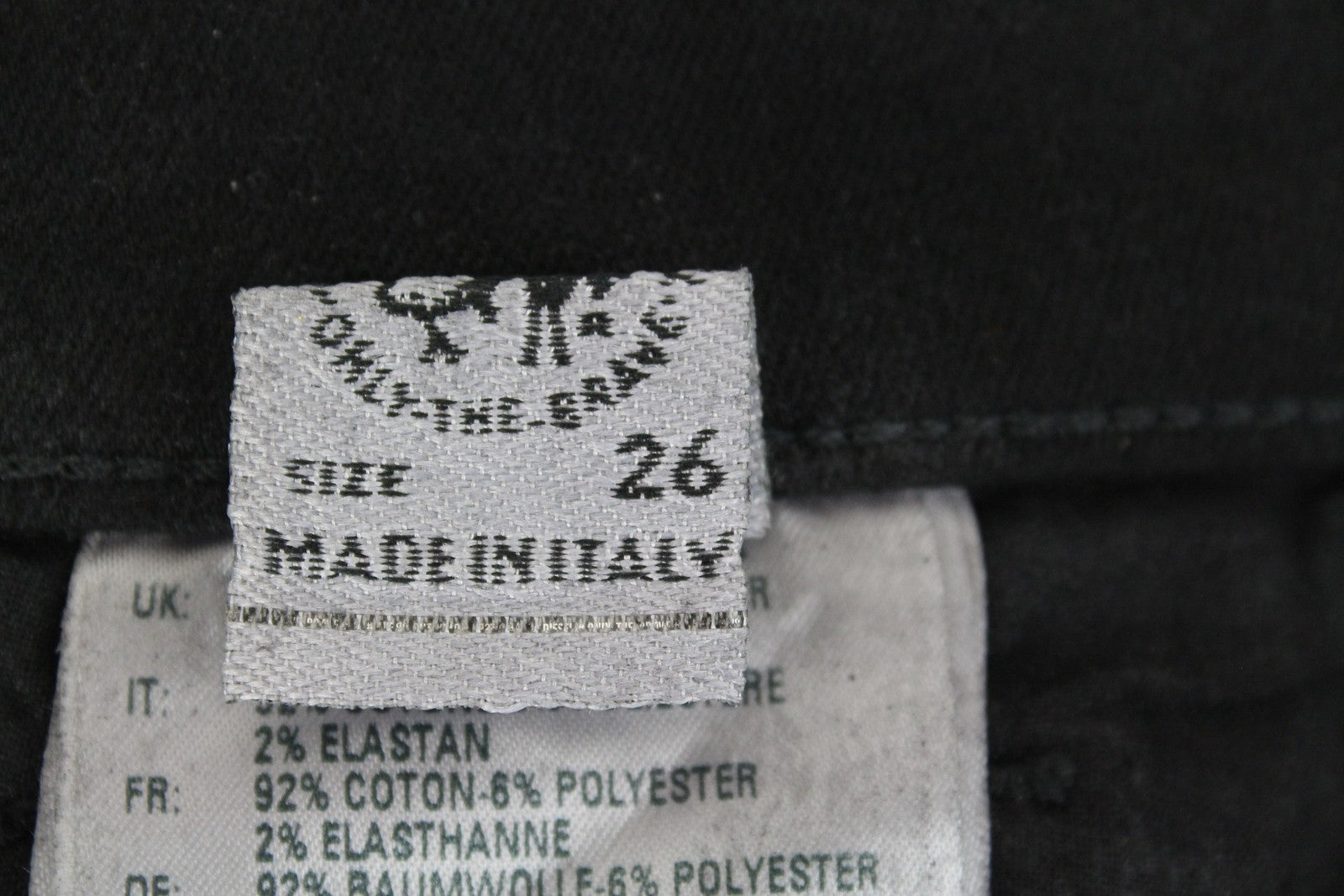 DIESEL Slandy-SP4 0094S Women's Jeans W26/L34 Black Coated Super Skinny Fit