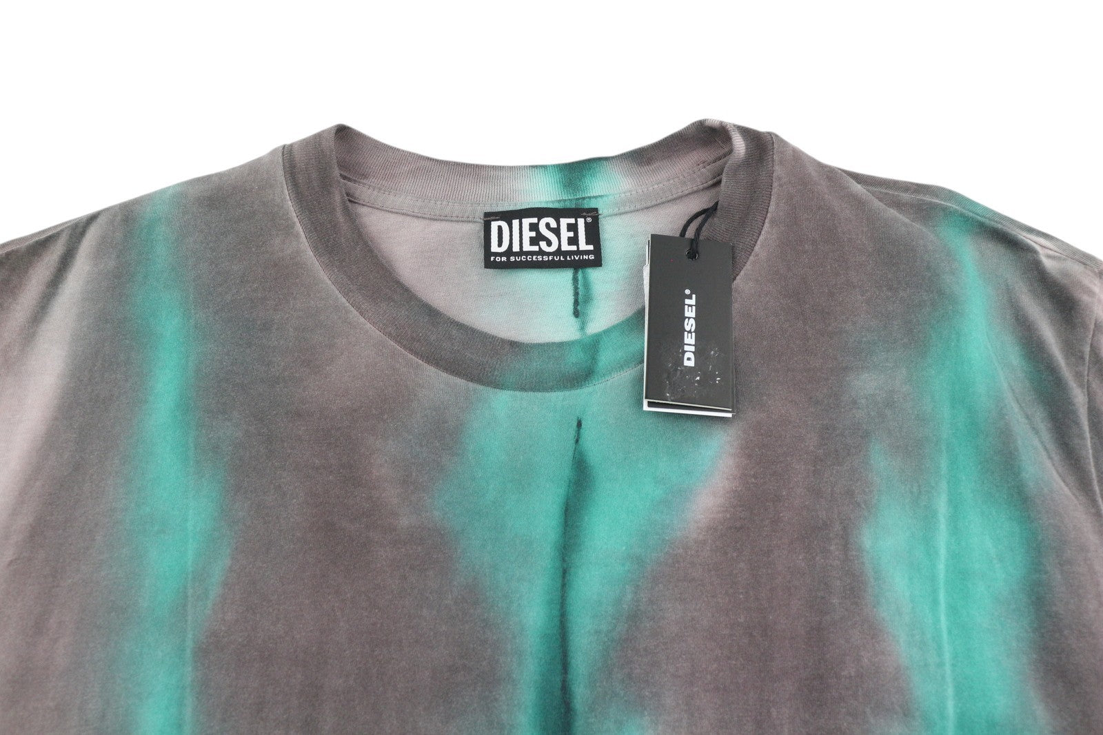 DIESEL T-Just-B52 Men T-Shirt S Short Sleeved Acid Wash Effect Crew Neck RRP€125
