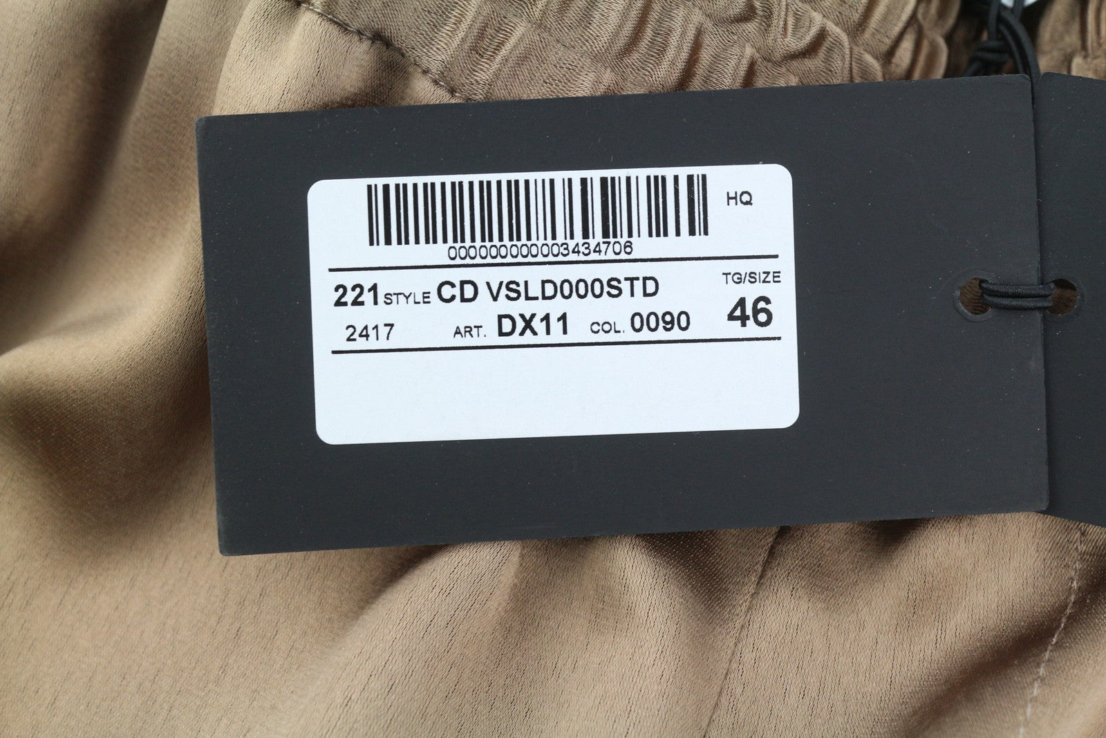 PT TORINO Lydia Womens Trousers 46 Brown Shiny Elastic Waist Flared Leg Pockets