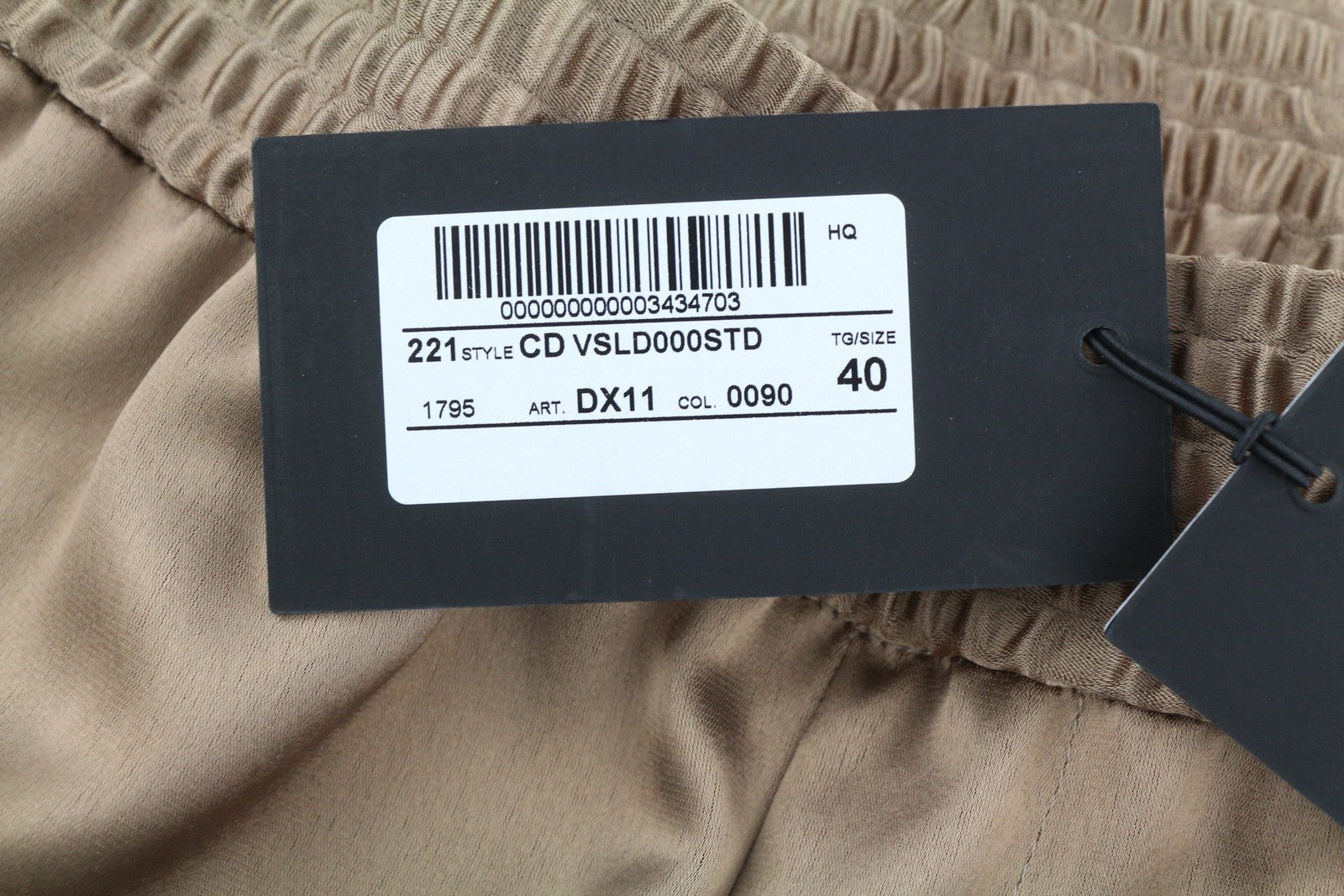 PT TORINO Lydia Womens Trousers 40 Brown Shiny Elastic Waist Flared Leg Pockets