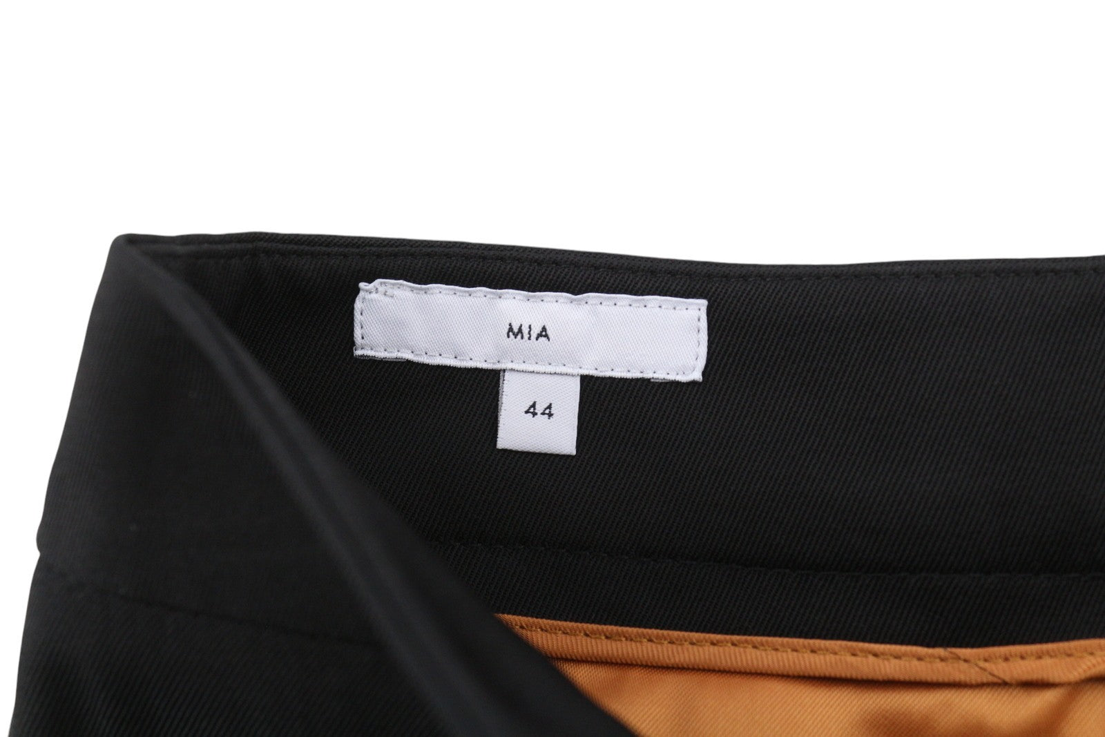 PT TORINO Mia Womens Trousers 44 Black High Waist Flared Leg Zip Fly Pockets