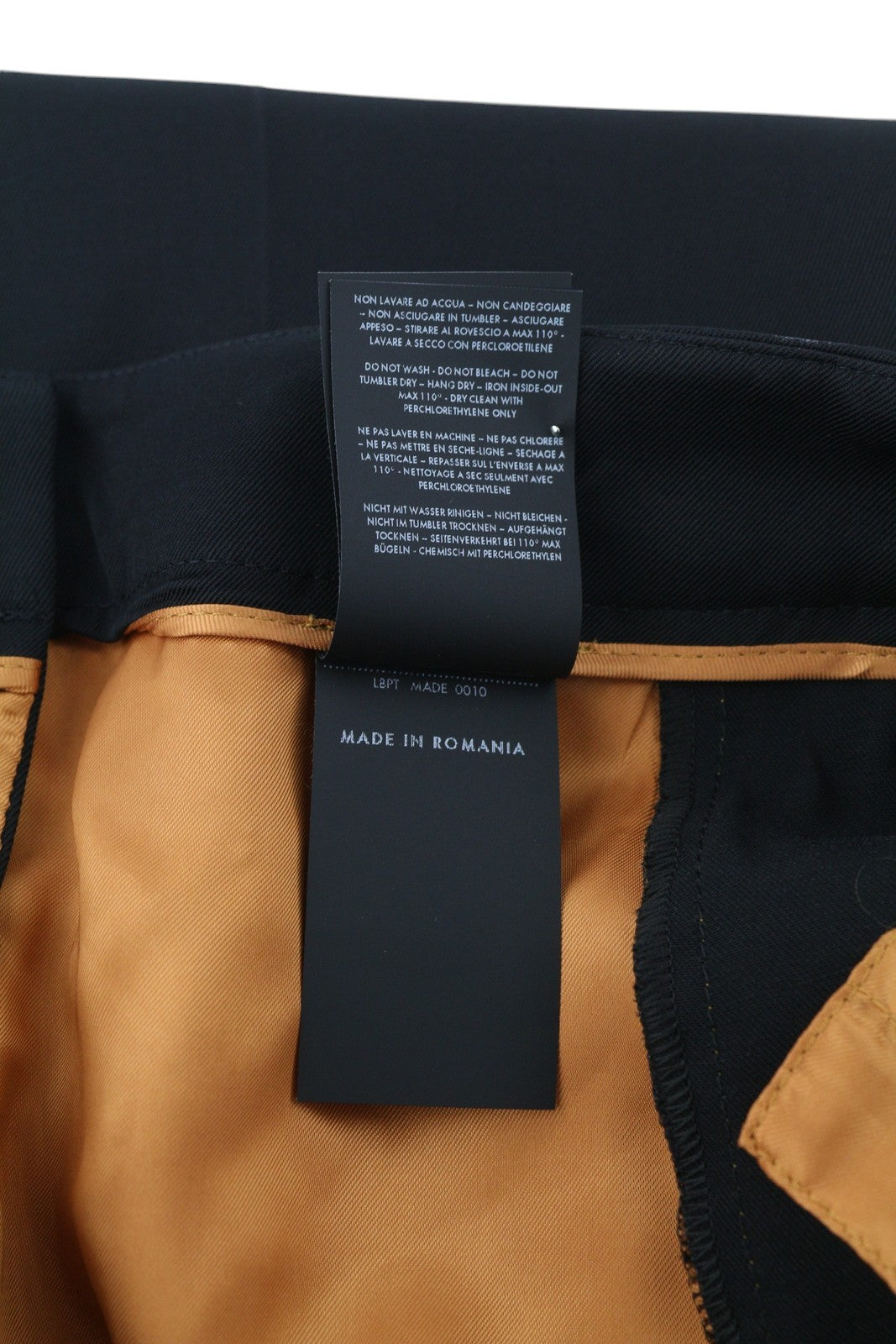 PT TORINO Mia Womens Trousers 44 Black High Waist Flared Leg Zip Fly Pockets