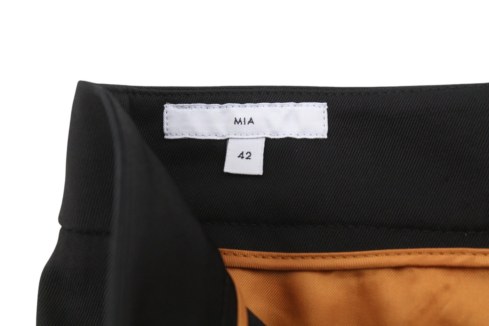 PT TORINO Mia Womens Trousers 42 Black High Waist Flared Leg Zip Fly Pockets
