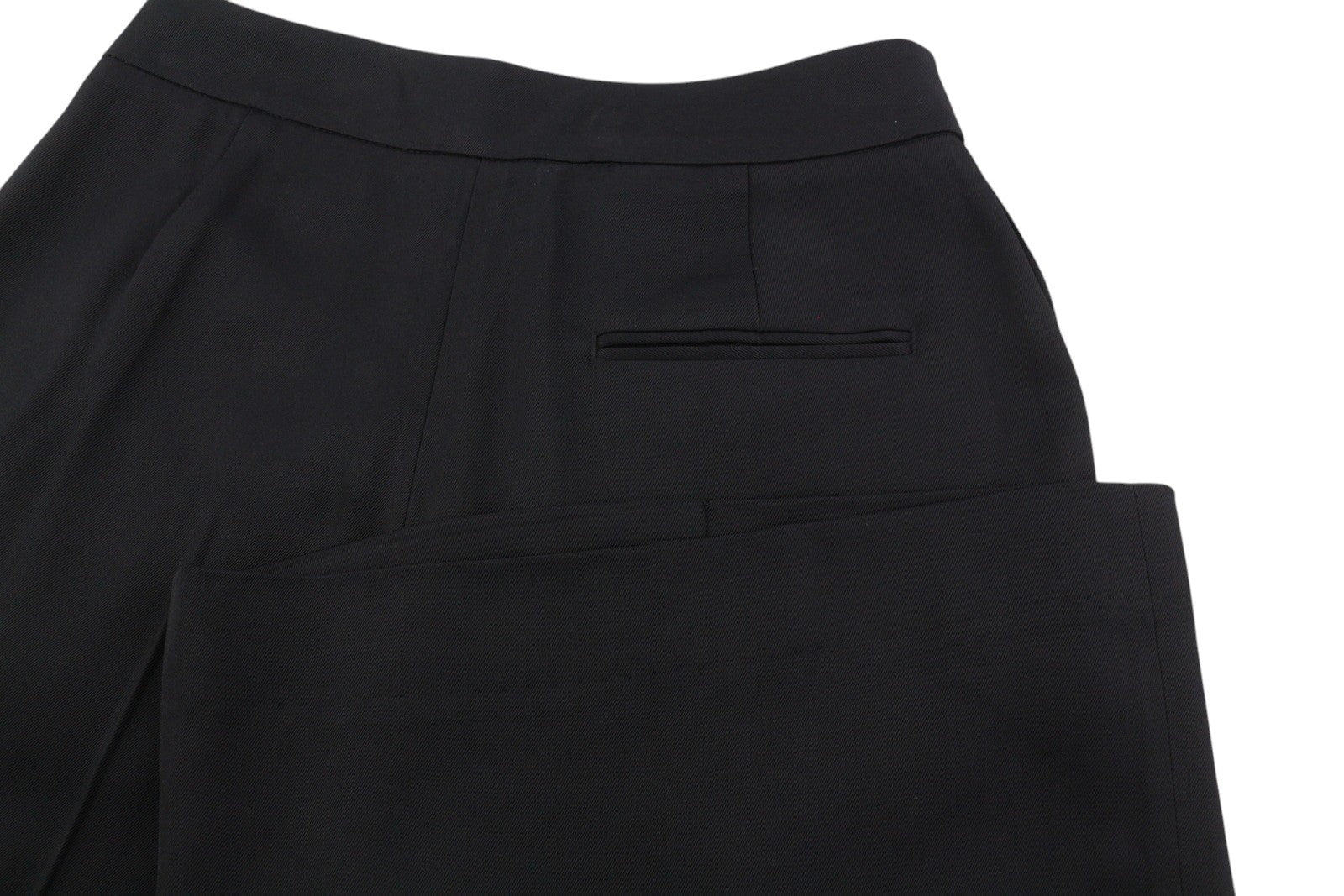 PT TORINO Mia Womens Trousers 38 Black High Waist Flared Leg Zip Fly Pockets
