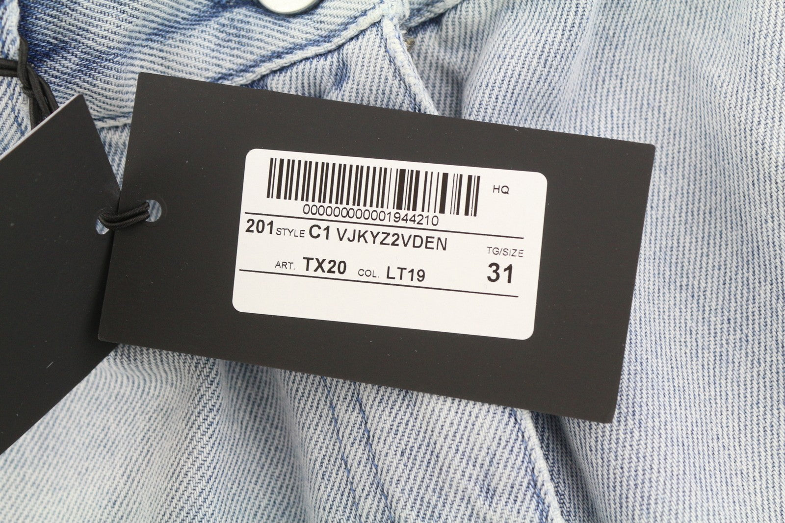 PT TORINO Womens Jeans W31  Blue Washed Unfinished Hems Wide Leg Ankle Zip