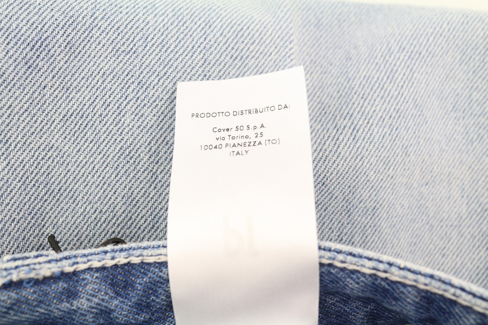 PT TORINO Womens Jeans W31  Blue Washed Unfinished Hems Wide Leg Ankle Zip