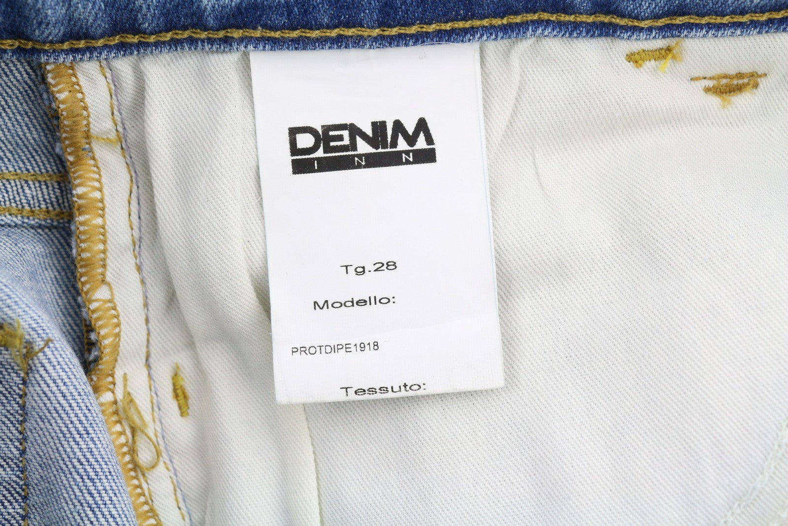 LIU JO Womens Jeans W28  Blue Washed Distress Ripped Painted Ankle Length