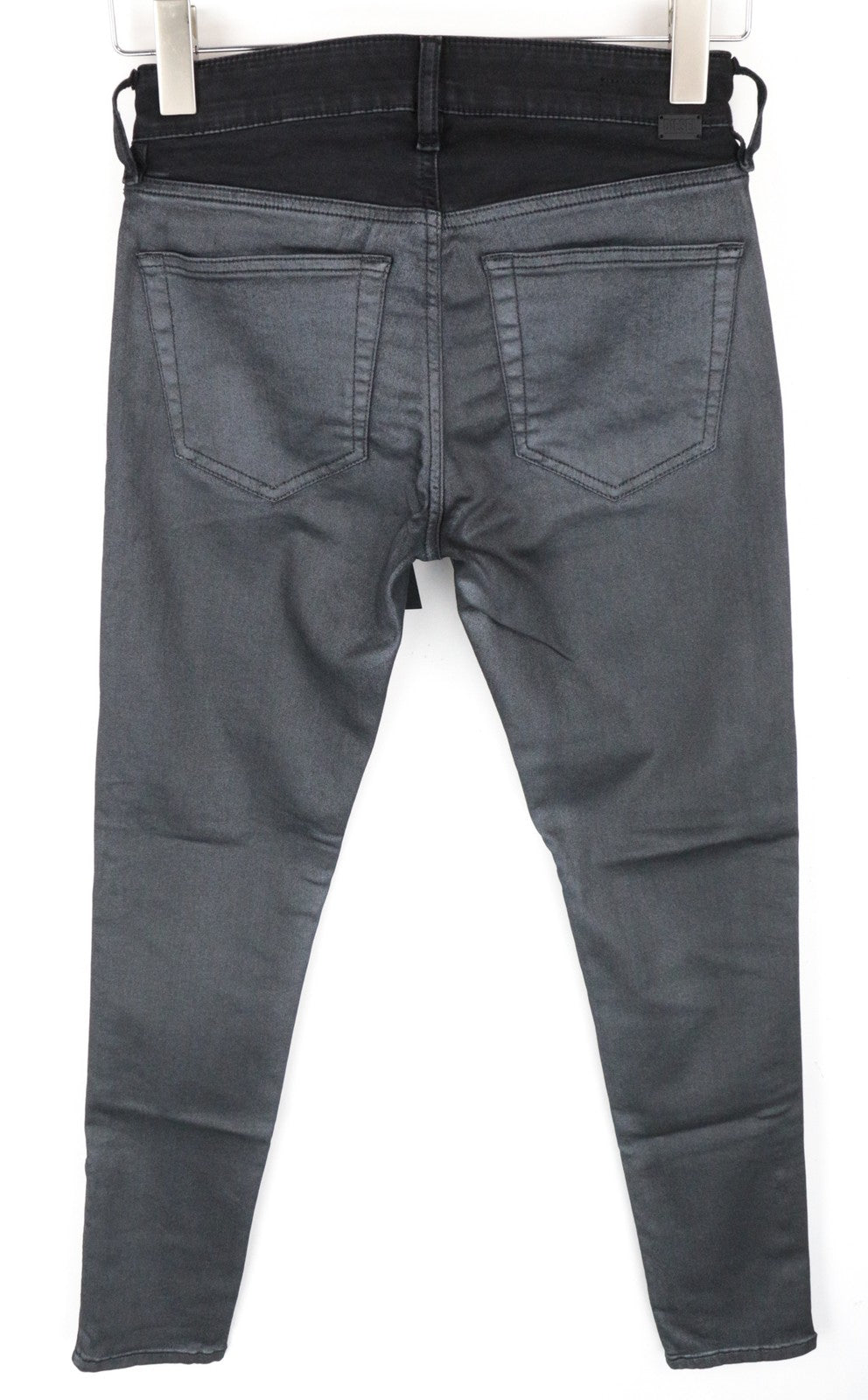 DIESEL Slandy-Zip 069GF Women's Jeans W26/L32 Super Skinny Fit Coated Mid-Rise