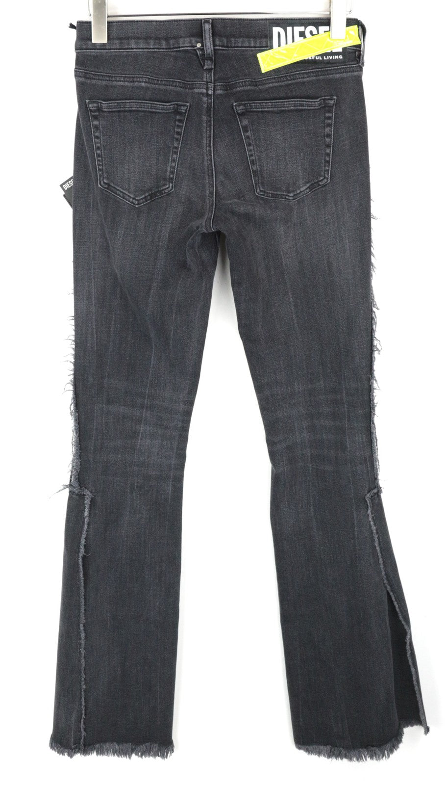 DIESEL D-Ebbey-F 081AH Women's Jeans W27/L34 Bootcut Stretch Slit Low Waist Fit