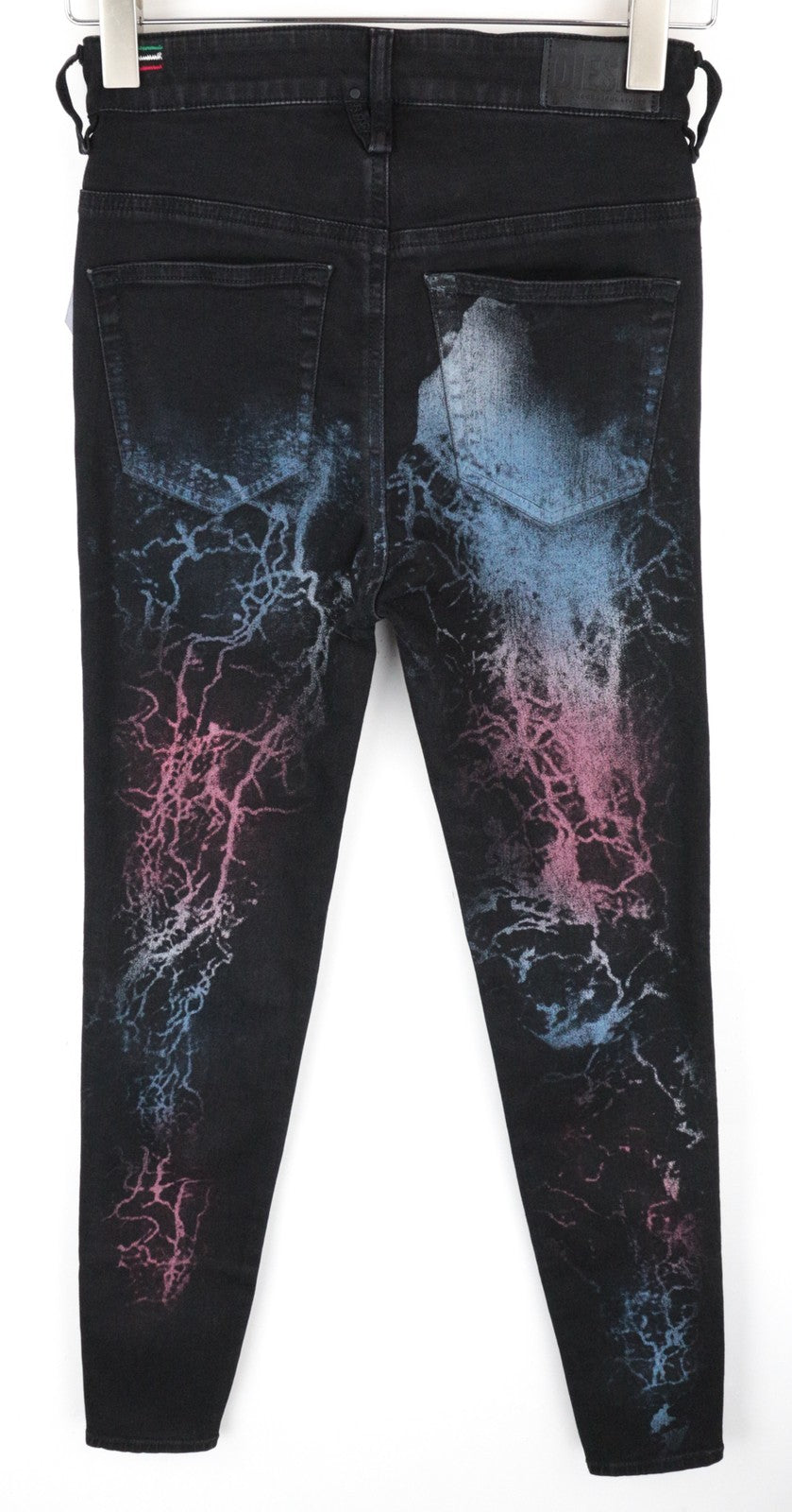 DIESEL Slandy-High-SX 069IY Women's Jeans W26/L32 Denim Skinny Fit Zip-Fly Look