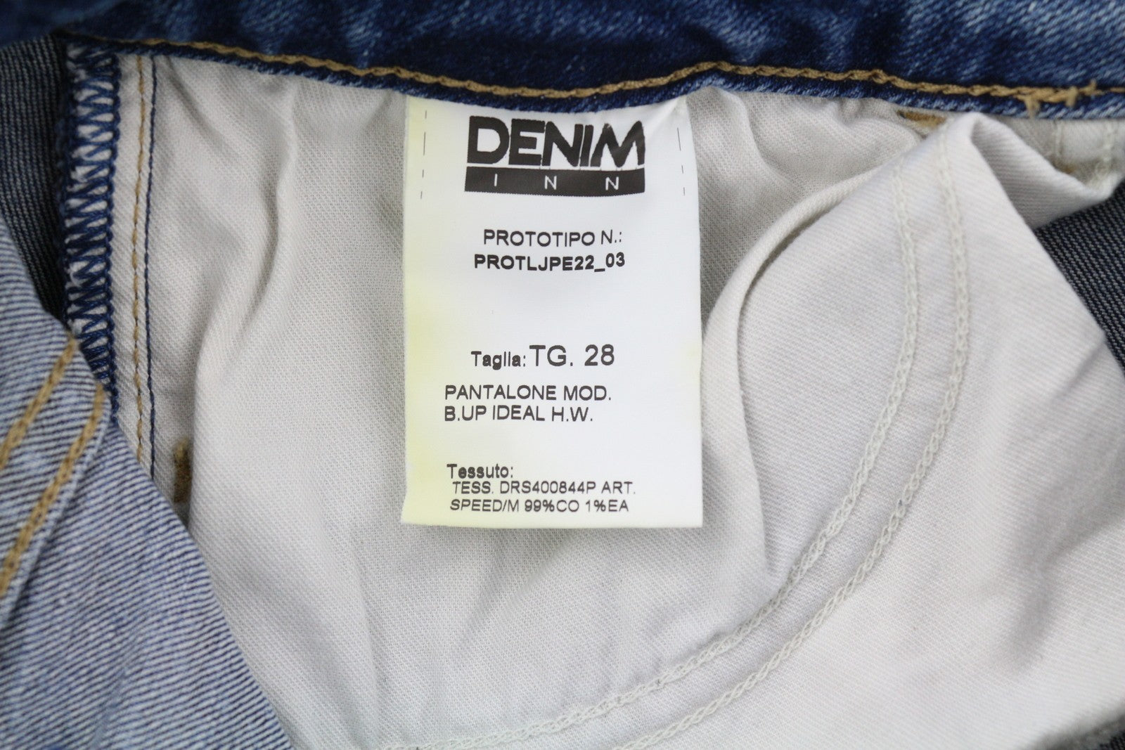 LIU JO Ideal Womens Jeans W28 Skinny Stretch Rhinestone Distress Washed Blue