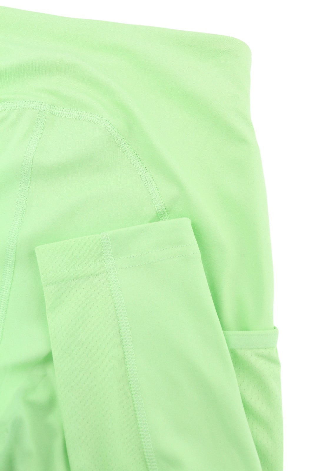 GYMSHARK B2A8N Womens Leggings XS Bright Green High Waist Fitted Pockets Sports