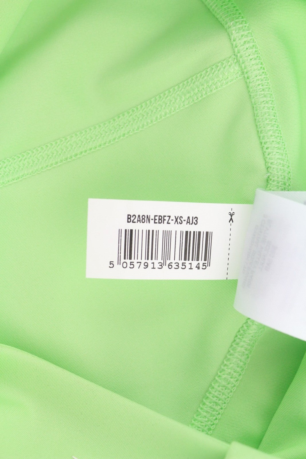 GYMSHARK B2A8N Womens Leggings XS Bright Green High Waist Fitted Pockets Sports