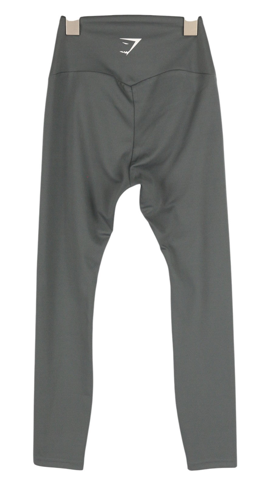 GYMSHARK B1A1V Womens Leggings XS Grey High Waist Fitted 7/8 Ankle Length