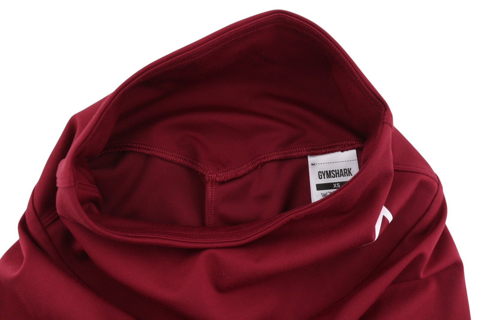 GYMSHARK B1A1T Womens Leggings XS Red High Waist Fitted Strech Sports