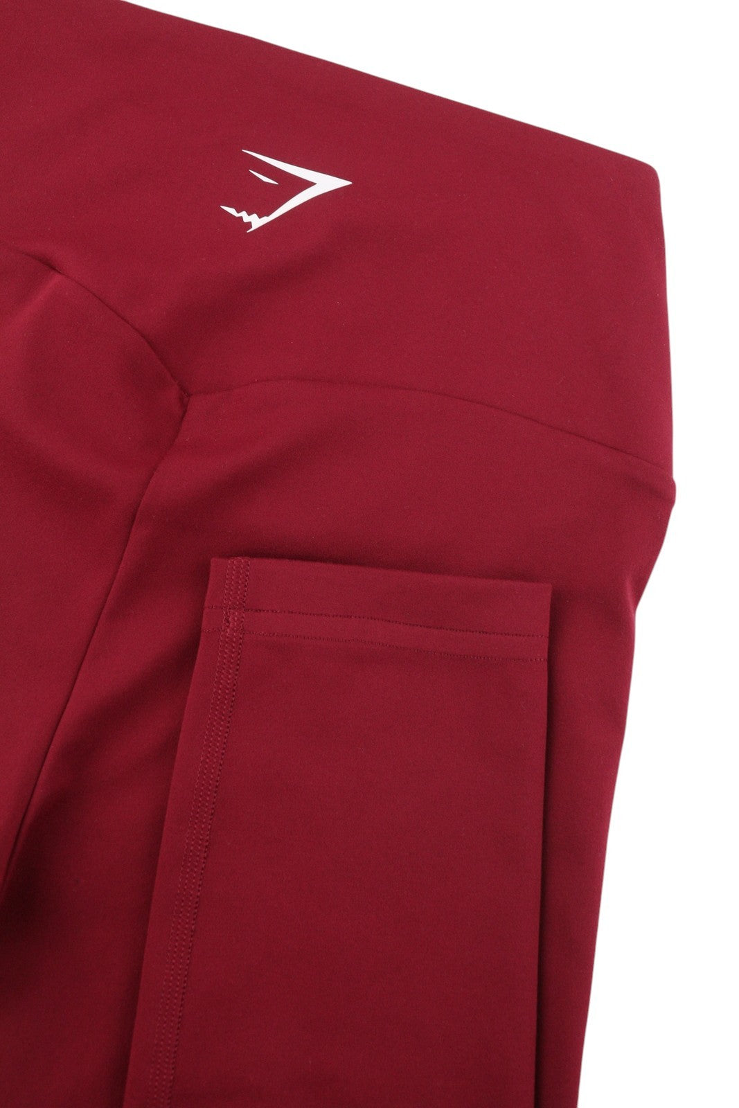 GYMSHARK B1A1T Womens Leggings XS Red High Waist Fitted Strech Sports