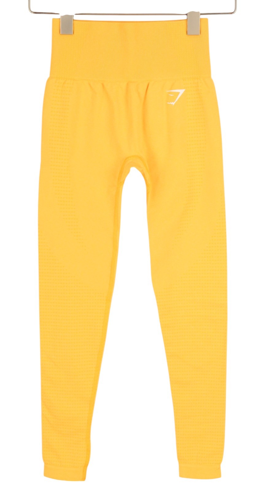 GYMSHARK Vital Womens Leggings XS Seamless High Waist Fitted Stretch  Yellow