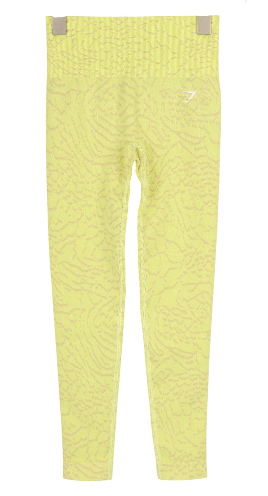 GYMSHARK Adapt Womens Leggings M Animal Seamless High Waist Stretch  Yellow