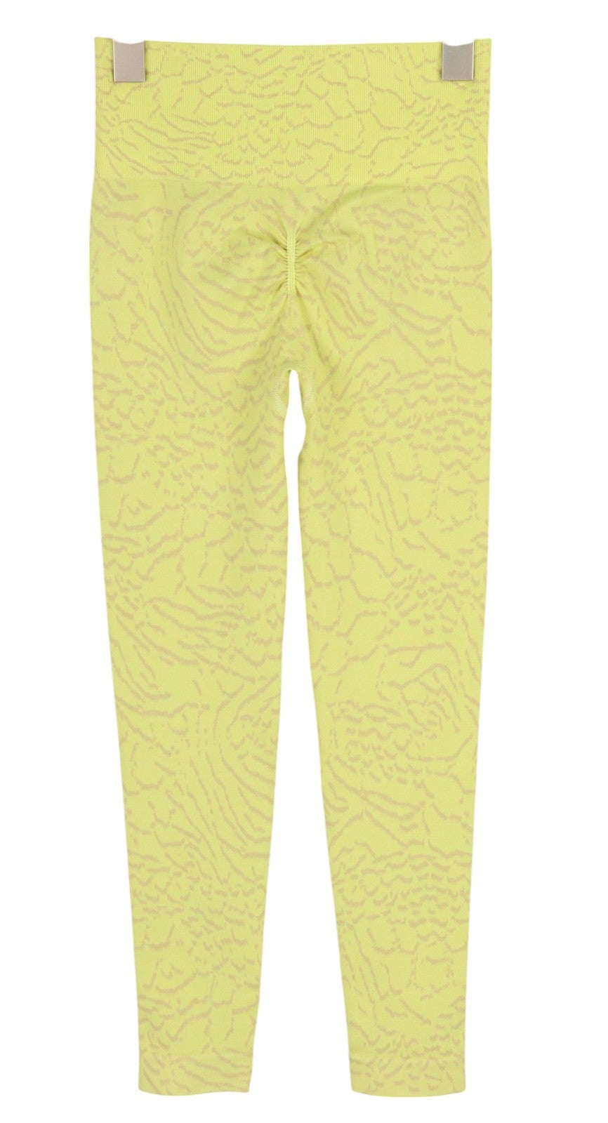 GYMSHARK Adapt Womens Leggings M Animal Seamless High Waist Stretch  Yellow