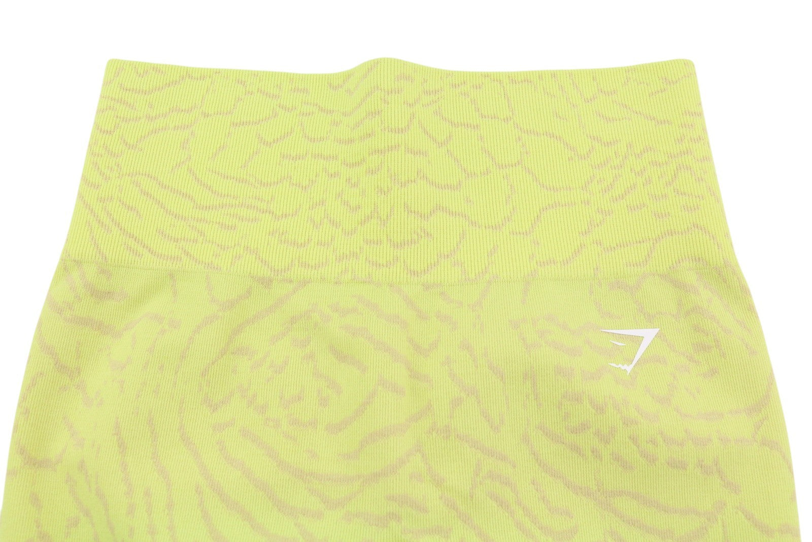 GYMSHARK Adapt Womens Leggings M Animal Seamless High Waist Stretch  Yellow