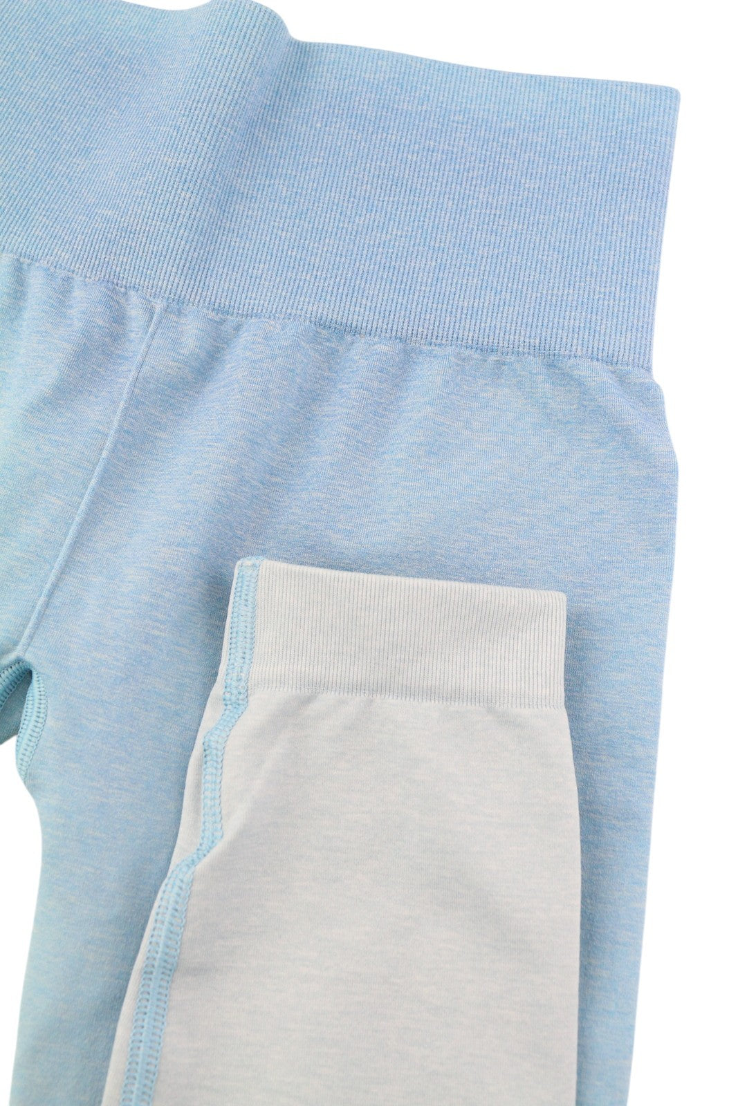 GYMSHARK Adapt Womens Leggings XS Blue Ombre Seamless Stretch High Waist