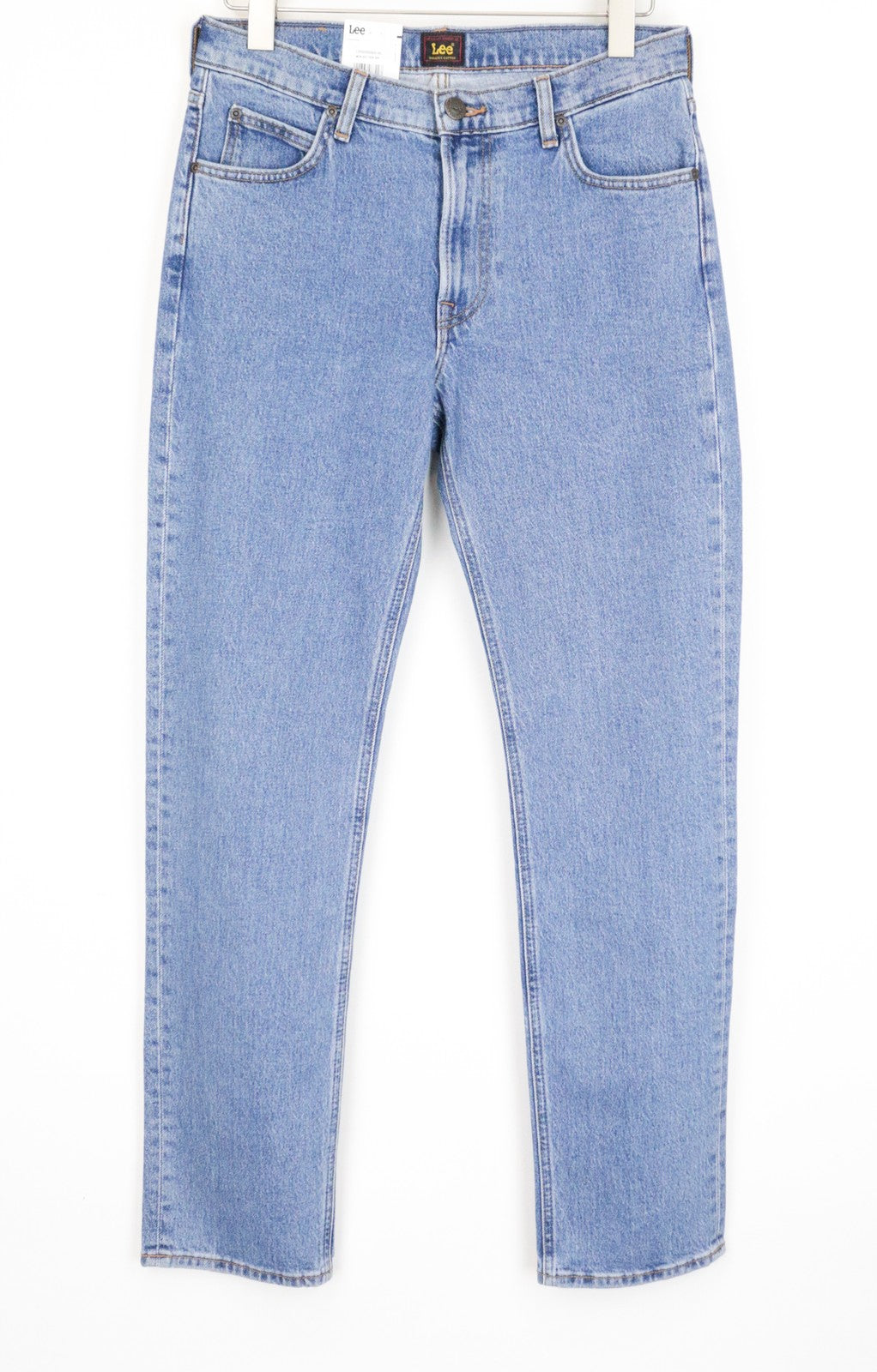 LEE West Men's Jeans W30/L32 Relaxed Fit 5-Pocket Blue Cotton Stretch Denim