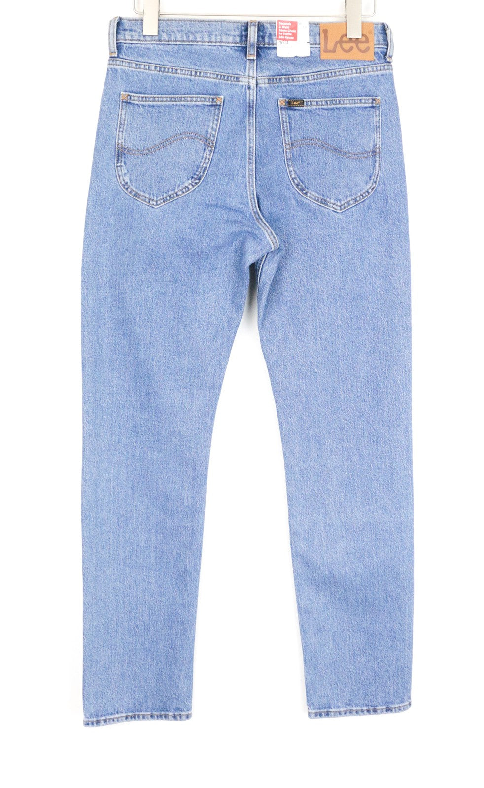 LEE West Men's Jeans W30/L32 Relaxed Fit 5-Pocket Blue Cotton Stretch Denim