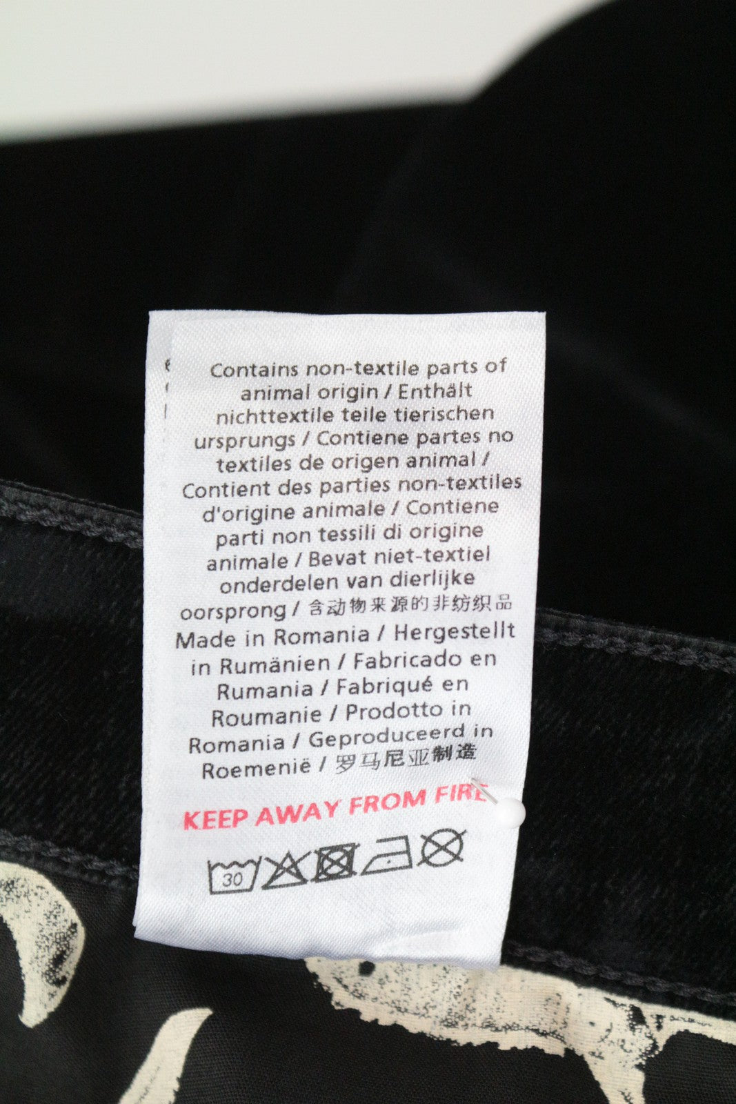 DENHAM Spray Women's Trousers W25/L30 Black Cotton Stretch Super Skinny Fit