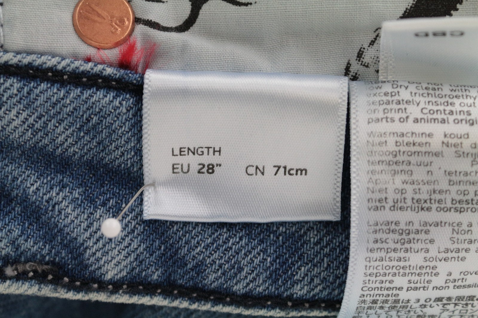 DENHAM Monroe Women's Jeans W22/L28 Girlfriend Tapered Fit Blue Cotton Girls