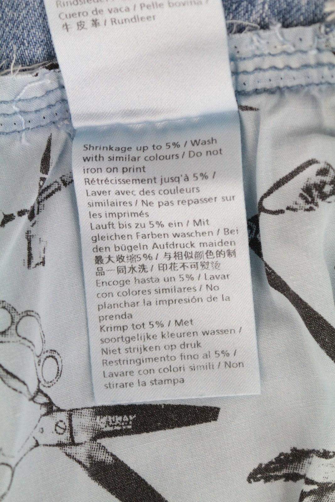 DENHAM Heidi Women's Jeans W23/L30 Straight Fit Blue Cotton Stretch Washed