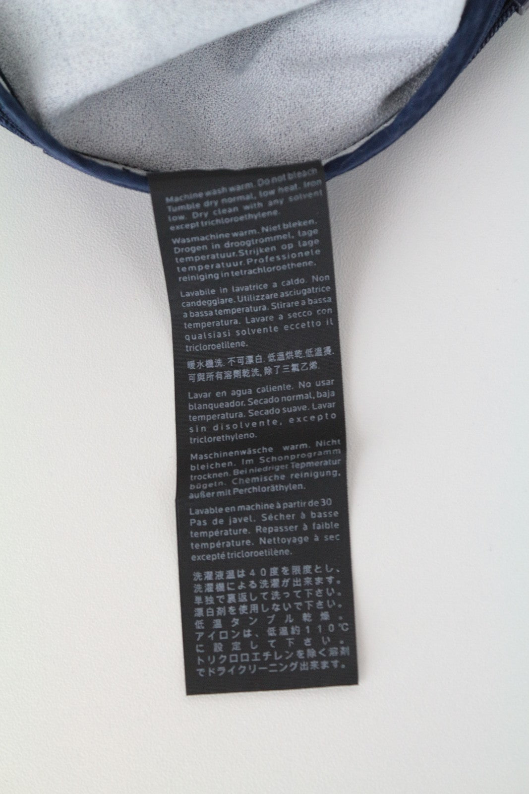 DENHAM Palazzo Women's XXS Indigo Wide Trousers Stretch Denim Look Flat Fit