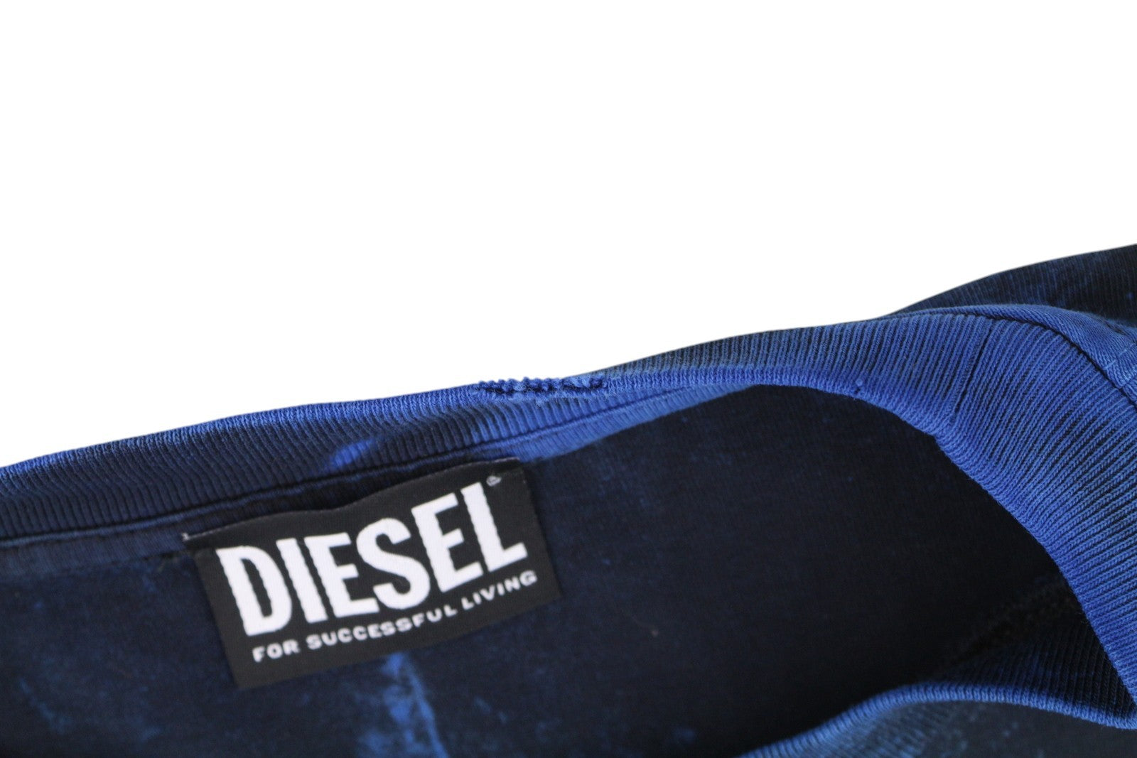 DIESEL T-Just-B84 Men T-Shirt S Black Tricot Stretch Crew Neck RRP€150