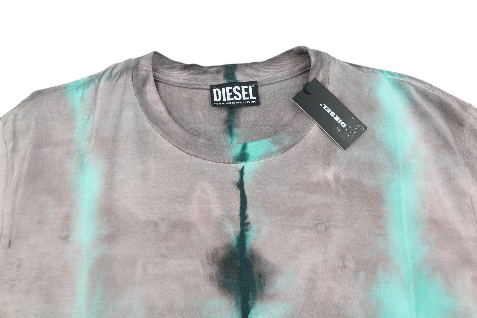 DIESEL T-Just-B52 Men T-Shirt M Short Sleeved Acid Wash Effect Crew Neck RRP€125