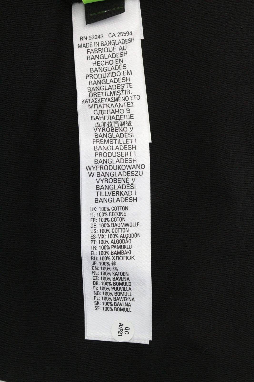 DIESEL T-Diegos-K21 Men T-Shirt S Black Tricot Stretch Short Sleeve Front Logo