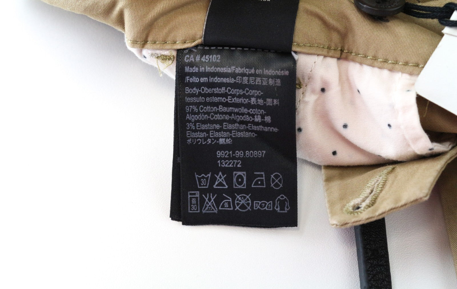 MAISON SCOTCH Slim Pants W24/L32 Brown Belted  Stretch  Womens