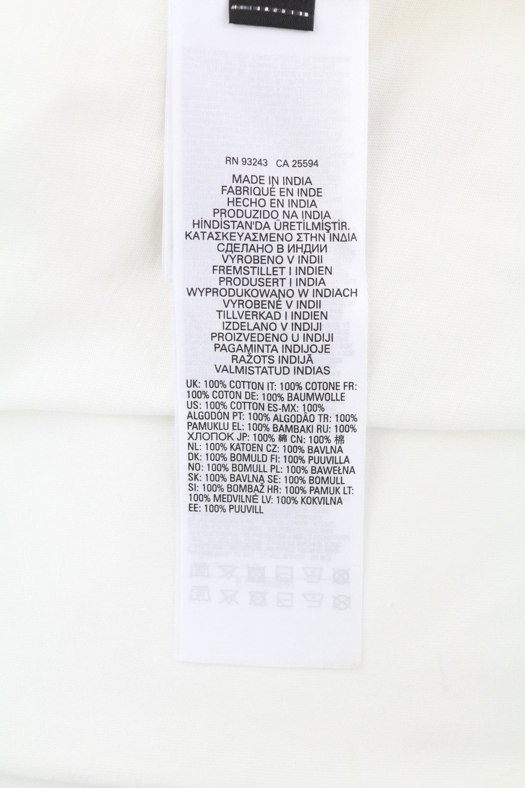 DIESEL T-Diegor-E2 Mens T-Shirt L White Short Sleeve Crew Collar