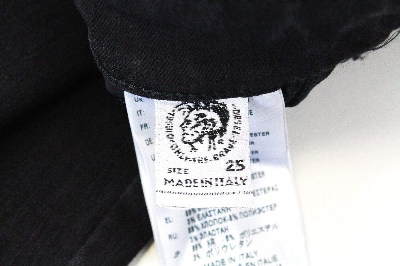 DIESEL Slandy 085AV Women's W25/L30 Skinny Fit Jeans Distressed Hems