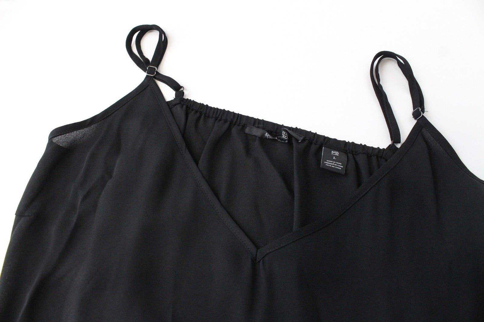 MAISON SCOTCH Womens's L Black Pullover Classic 2in1 Long Sleeve Layered